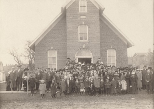 Christain Church circa 1910 - Hartford Michigan